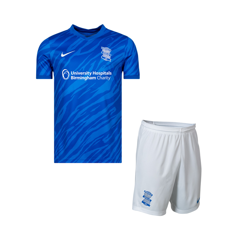 Kids Birmingham City 2021/22 Home Soccer Kits Shirt With Shorts